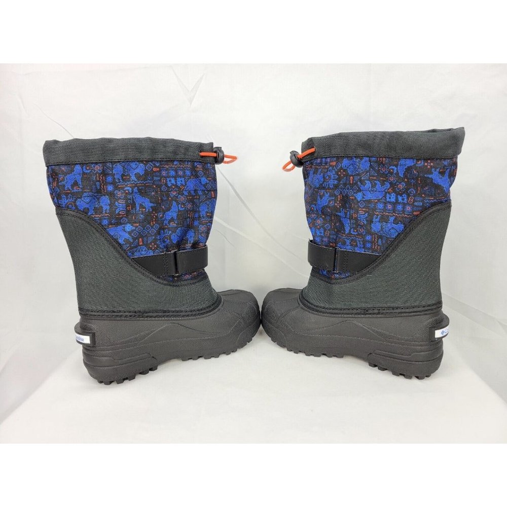 Columbia Powderbug Plus II Insulated Winter Boots Youth Kids Size 1Y BY1327-021 - Picture 9 of 10